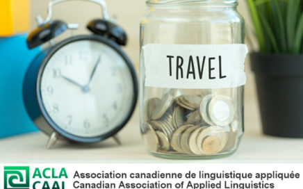 Affiche pour bourse de voyage ACLA/CAAL