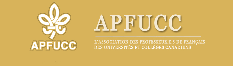 Logo de l'Association Des Professeur.e.s de Français des Universités et Collèges Canadiens (APFUCC)