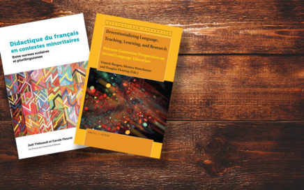 Pages couverture pour Deterritorializing Language, Teaching, Learning et Research and Didactique du français en contextes minoritaires