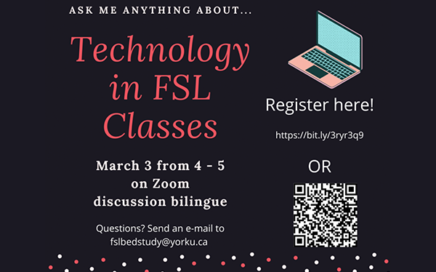 Ask Me Anything: Technology in FSL Classes