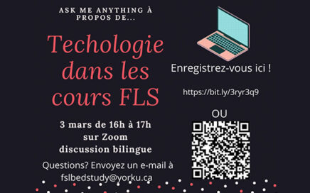 Ask Me Anything sur technologie dans les cours de français avec des enseignant.e.s actuel.le.s.